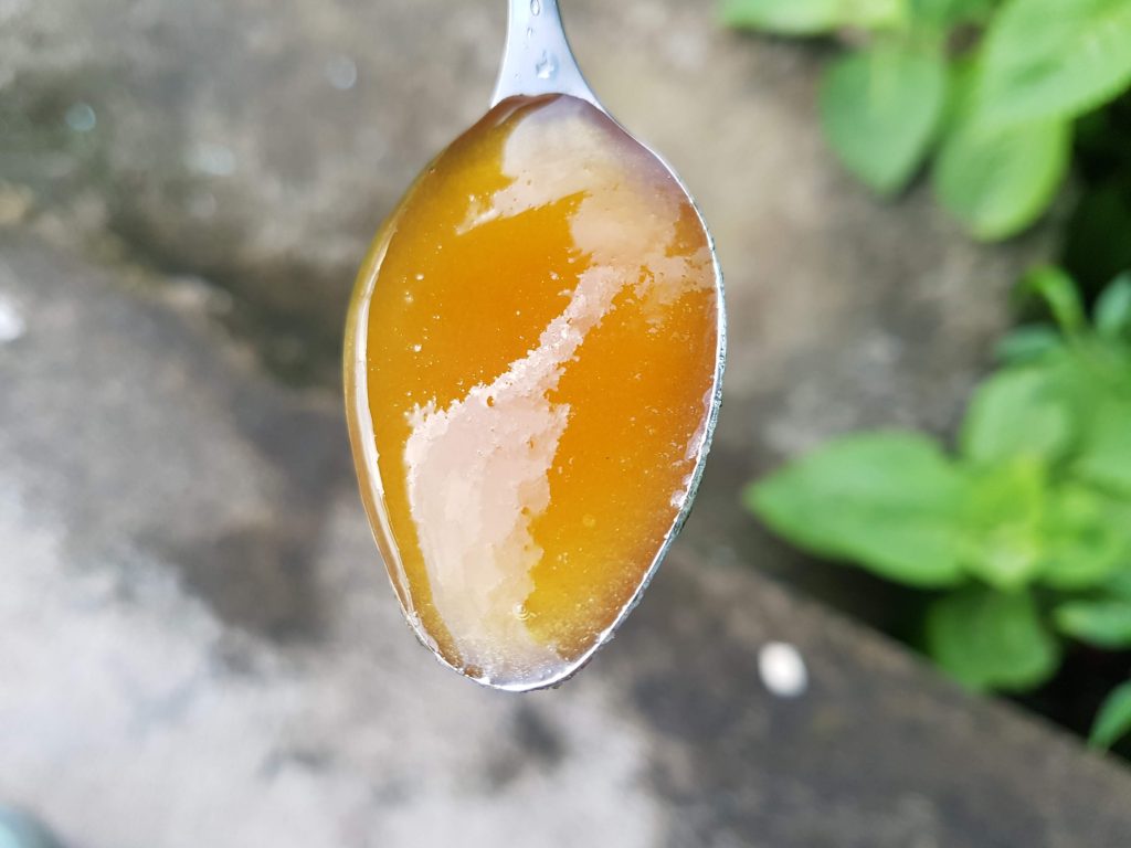 mật ong kết tinh dạng hạt mịn của mật ong rừng U Minh